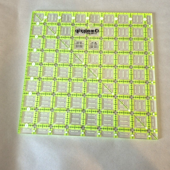 Omnigrip by Omnigrid #RN85 Acyrlic Ruler 8 1/2" x 8 1/2" Sewing Quilting Craft - Picture 5 of 6